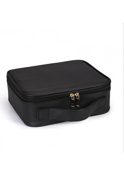 Seyahat Makyaj Çantası Profesyonel Kozmetik Tren Çantaları Sanatçı Saklama Çantası Makyaj Alet Kutuları Fırçalar Bölmeli Çantalar Su Geçirmez Çıkarılabilir Makyaj Organizatörü (Yurt Dışından) fırsatları
