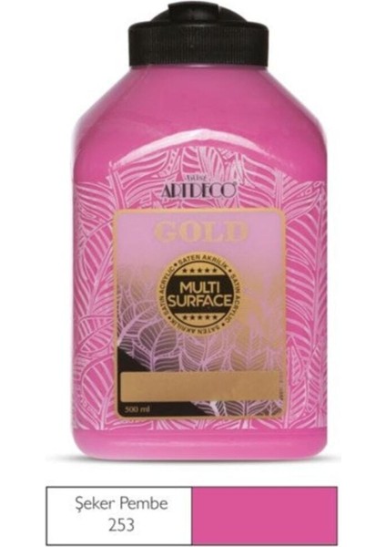 Gold Multi Surface Akrilik Boya 500 ml 258 Bebek Pembe