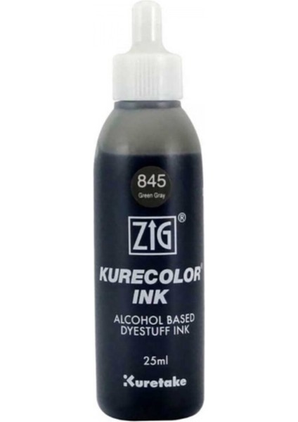 Kurecolor Ink Alkol Bazlı Mürekkep 845 Green Gray