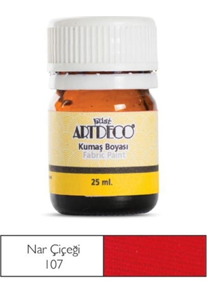 Kumaş Boyası 107 Nar Çiçeği