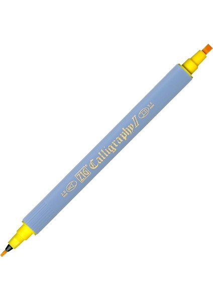 Kaligrafi Kalemi Çift Uçlu 2mm + 3.5mm TC-3100 050 Yellow
