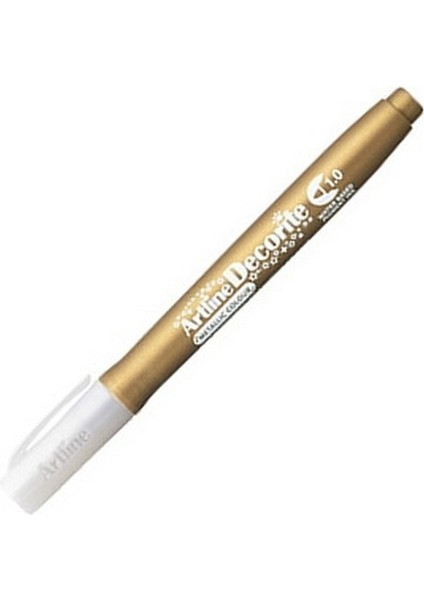 Decorite Marker Kalem Yuvarlak Uç 1.0 Gold