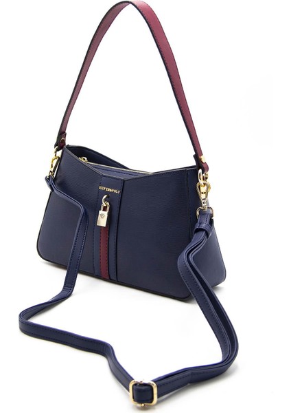 Kadın Omuz Çantası Laci - Bordo SP1102 Silver & Polo indirimleri