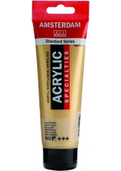 Akrilik Boya 120 Ml. 802 Light Gold Metalik