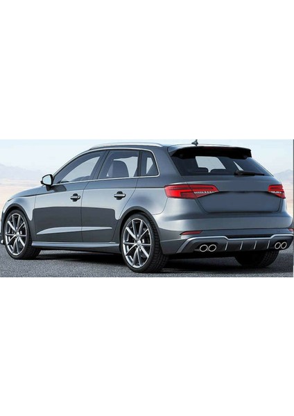 Audi A3 2016-2020 Hatchback Için Uyumlu S3 Difüzör