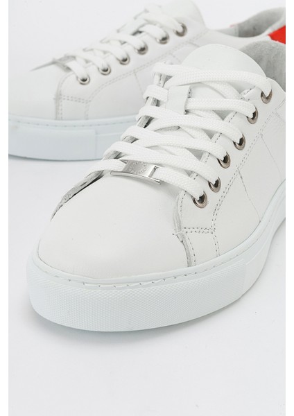 Ayverıe Beyaz Deri Kadın Sneakers indirimleri