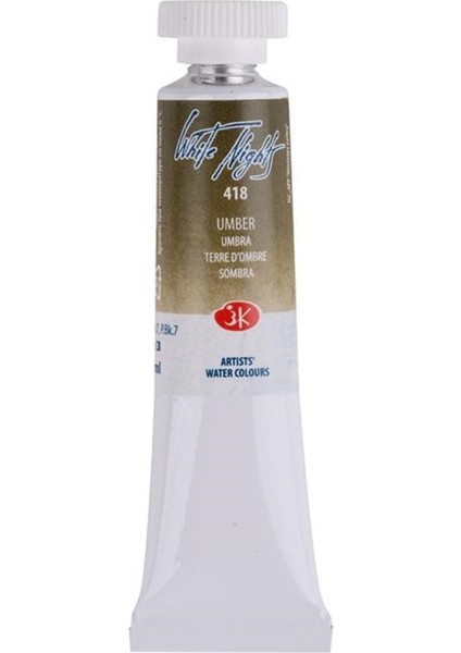 Tüp Suluboya 10ML N:418 Umber