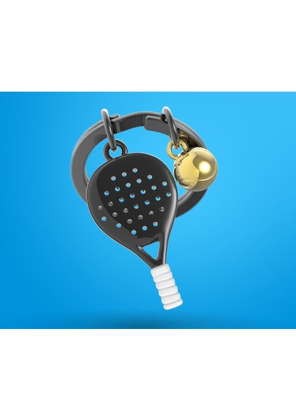 Padel Tenis Anahtarlık Siyah fırsatları