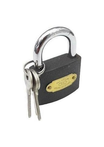 Tri-Crcle Asma Kilit Döküm Gri 38MM