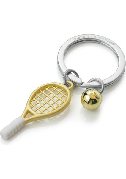 Tenis Raketi Anahtarlık Gold
