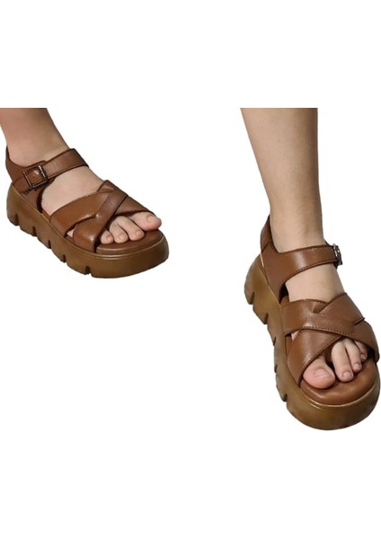 Deri Kadın Sandalet
