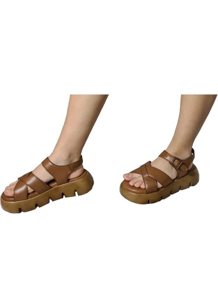 Deri Kadın Sandalet modelleri