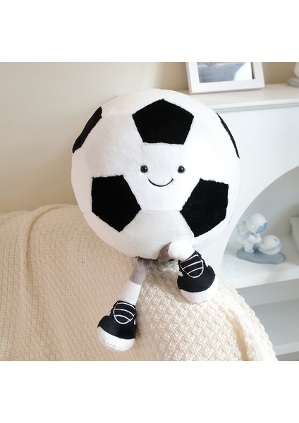 Karikatür Basketbol Yastık Üç Boyutlu Futbol Peluş Oyuncak Bebek Sevimli Çocuk Günü Hediyesi (Yurt Dışından)