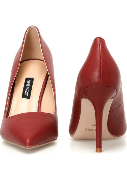 Nine West Fayla 3pr Bordo Kadın Topuklu Ayakkabı