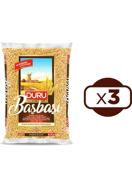 Başbaşı Bulgur 1 kg x 3 Adet