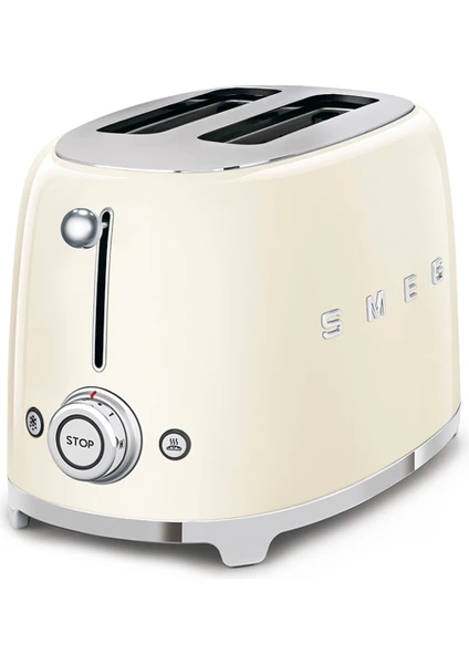 Smeg Krem 2X1 Ekmek Kızartma TSF01CREU