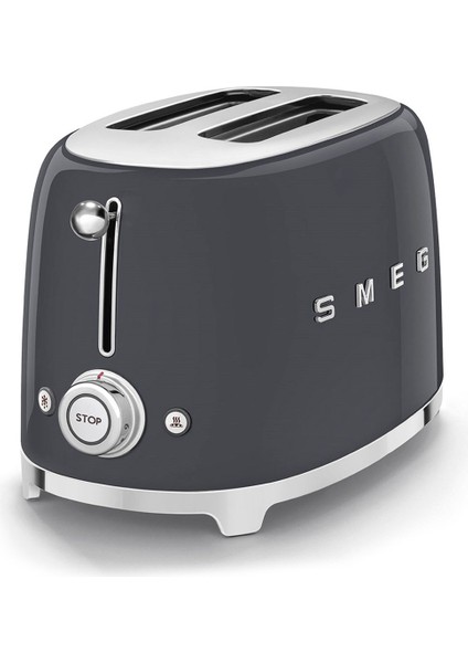 Smeg Barut Gri 1x2 Ekmek Kızartma TSF01GREU