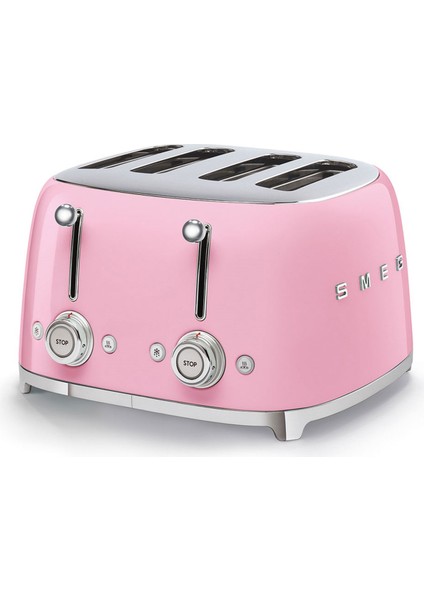 Smeg Pembe 4x1 Ekmek Kızartma TSF03PKEU