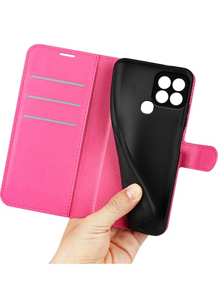 Infinix Smart 6 Cüzdan Anti-Drop Kabuğu Litchi Doku Pu Deri Deri Flip Stand Telefon Kılıfı Kapak (Yurt Dışından) indirimleri