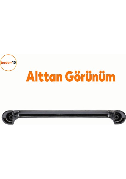 Simay Mobilya Mutfak Dolabı Çekmece Dolap Kapak Kulpu Düz Metal Kulp Kulbu Kulpu 160 mm Füme fırsatları
