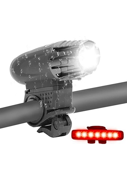 LED Bisiklet Işığı Süper Parlak USB Şarj Edilebilir Güçlü 4 Işık Modu Bisiklet Işığı Ipx5 Su Geçirmez (Yurt Dışından)