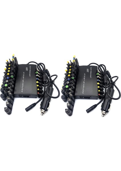 2x Evrensel 5V-24V Ac Güç Adaptörü Ayarlanabilir Ev Şarj Cihazı USB5V Güç Kaynağı 100W 5A Dizüstü Bilgisayar ile 34 Adet Dc Konnektörü (Yurt Dışından)