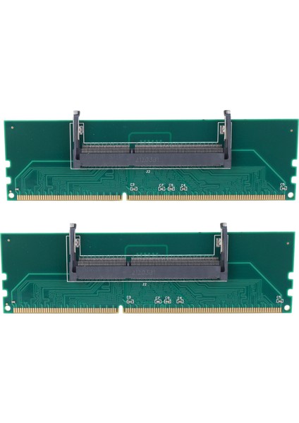 2x Ddr3 Dizüstü Bilgisayar So-Dımm'den Masaüstüne Dımm Bellek Ram Konektörü Adaptörü Ddr3 Dizüstü Bilgisayar Dahili Bellekten Masaüstü Ram'e (Yurt Dışından)