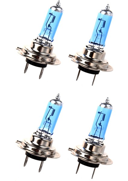 Araba LED Lamba - 8er Kiti H7 6000K Gaz Halojen Far Lambası H7 Ampuller 100W 24V Akşam Yemeği Parlak Beyaz Aydınlatma (Yurt Dışından)