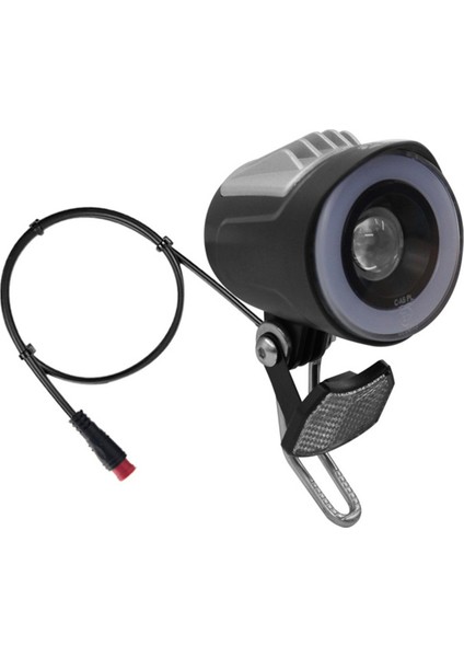 Wuxıng QD228 LED Far Elektrikli Bisiklet Scooter Su Geçirmez Konnektör Ön Işık Boynuz Aksesuarları ile (Yurt Dışından)