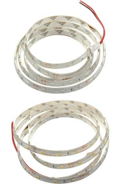 Adet 1m 60-3528 Smd Su Geçirmez LED Işık Şeridi DC12V, Sıcak Beyaz ve Kırmızı (Yurt Dışından)