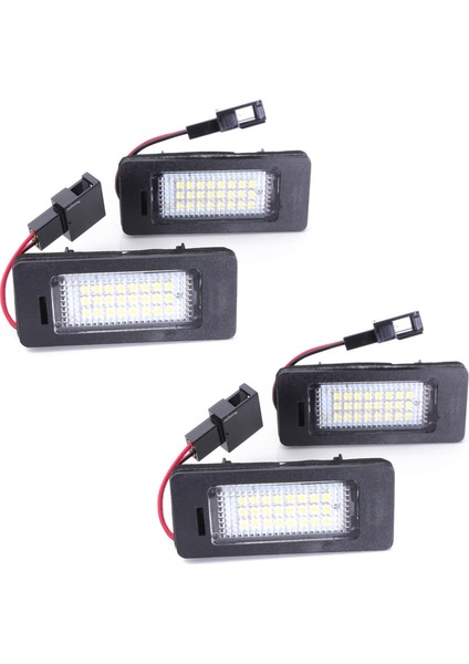 A4 A5 Q5 S5 Tt 08-13 Hata Ücretsiz Için 4x Lisans Numarası Plaka LED Işık Lambası (Yurt Dışından)