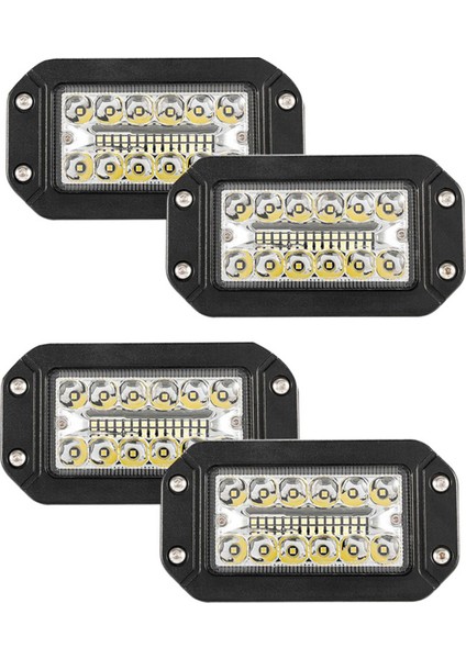 Adet 12 V 6 Inç Gömme Montaj Çalışma Işığı 26 LED Süper Parlak Spot Araba Farları (Yurt Dışından)