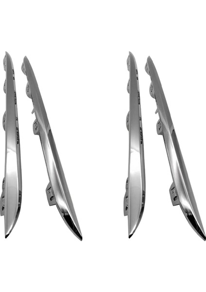 4x Arka Tampon Altı Spoyler Krom Trim C Sınıfı W205 C180 C200 C250 C63AMG A2058850521 A2058850621 (Yurt Dışından)