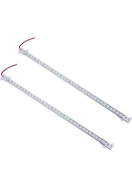 2x 5050 Smd 36 LED Gün Beyazı Alüminyum Sert Şerit Bar Işık Lambası 50CM (Yurt Dışından)