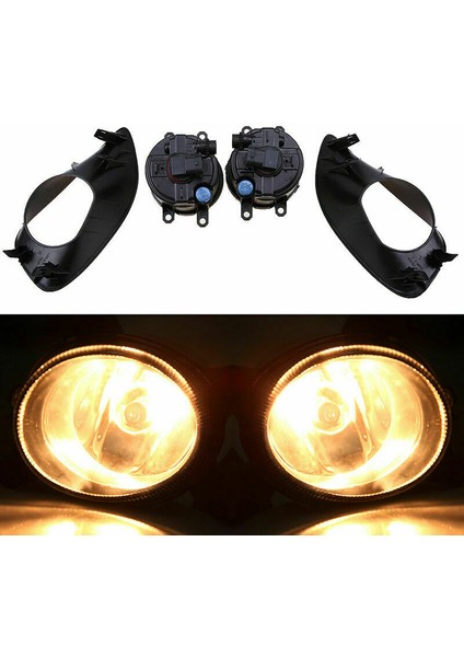 Vios/yaris Sedan 2007-2013 Için Ampul Kablosu ve Anahtarı ile Çift Halojen Sis Aydınlatma Koruması Lamba Aksamı (Yurt Dışından) fiyatları