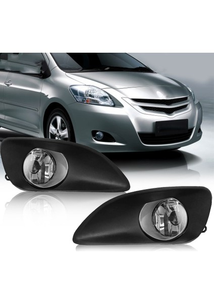 Vios/yaris Sedan 2007-2013 Için Ampul Kablosu ve Anahtarı ile Çift Halojen Sis Aydınlatma Koruması Lamba Aksamı (Yurt Dışından) modelleri