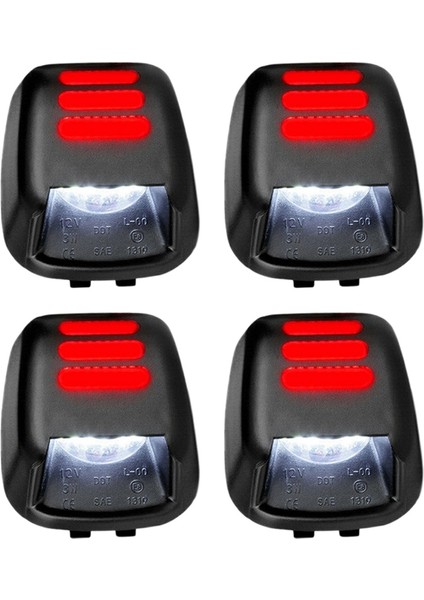 2x Araba LED Plaka Işıkları Arka Işık Su Geçirmez Kuyruk Lambası Navara D40 Frontier 2007-2016 (Yurt Dışından)