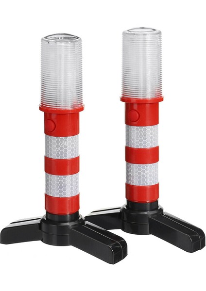 10 Adet LED Acil Yol Flaş Flare Yol Kenarı Beacon Güvenlik Strobe Uyarı (Yurt Dışından)