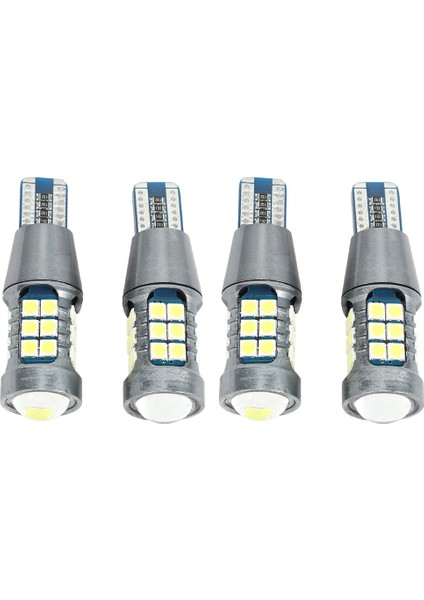 Adet Araba Ledbulb Dönüş Sinyali 3030 27SMD T15 Geri Vites Lambası Çözme Fren Lambası Araba Yedek Ampul Işık Siyah ve Beyaz (Yurt Dışından)