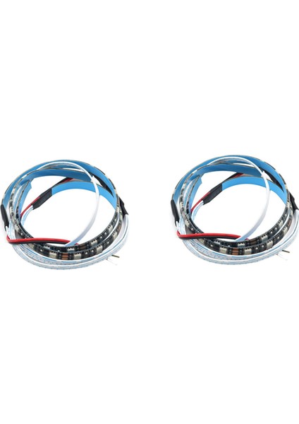 2x LED Şerit El Feneri Bar Lambası Elektrikli Scooter Kaykay Gece Işık Şeridi Çoklu Renk Anahtarlama (Yurt Dışından)