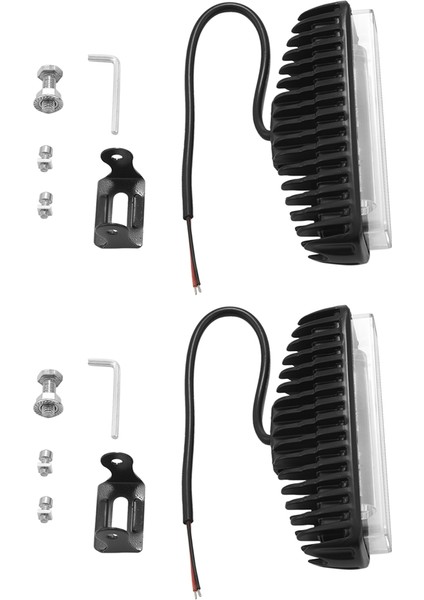 Inç 30W Mavi Çizgi LED Forklift Araba Uyarı Lambası Güvenlik Çalışma Işığı Çubuğu Depo Tehlike Alanı Işığı, (2 Adet) (Yurt Dışından)