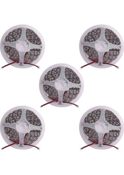 5x 300 Sıcak Beyaz LED 5050 Smd Esnek Işık Lamba Şeridi 12V Kulüp 5m (Yurt Dışından)