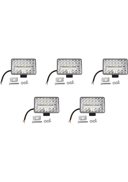 Adet 4 Inç Araba LED Çalışma Işığı 108W 36LED Bar Kare Spot 12V 24V Offroad Kamyon Offroad Atv Için (Yurt Dışından)