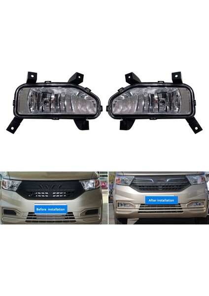 Araba Sol Ön Tampon Sis Farları Montaj Sürüş Lambası Sis Lambası N400 Hongguang V 2020+ Için Ampul ile (Yurt Dışından) modelleri