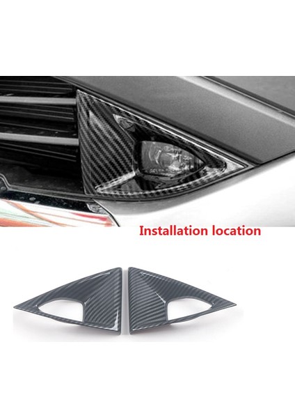 Xtrail 2021 2022 Için Araba Ön Sis Lambası Lambası Kapağı Trim Dekor Çerçeve Etiket Aksesuarları, Karbon Fiber (Yurt Dışından) fiyatları