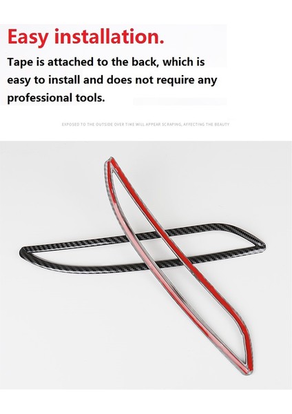 Mg 6 Mg6 2020 2021 Karbon Fiber Araba Arka Sis Lambası Lambası Dekoratif Krom Çerçeve Trim Dekoratif Aksesuarları (Yurt Dışından) fırsatları