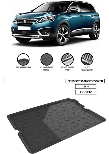 Peugeot 5008 Crossover 2017 Bagaj Havuzu