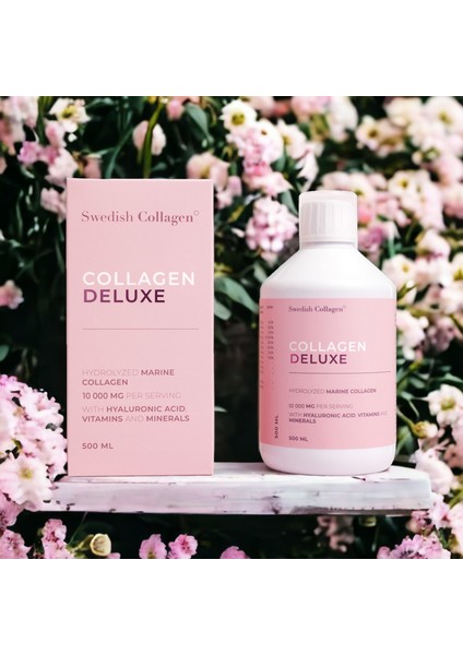 Collagen Deluxe 500 ml Hidrolize Balık Kolajeni Tip 1 & 3 Vitamin, Mineral, Hyaluronik Asit
