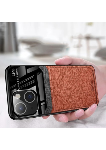 iPhone 15 Pro Max Business Pu Deri Cep Telefonu Kılıfı (Yurt Dışından) modelleri