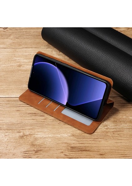 Xiaomi 13T Cilt Hissi Açılır Kapanır Kapak Cep Telefonu Kılıfı (Yurt Dışından) fırsatları